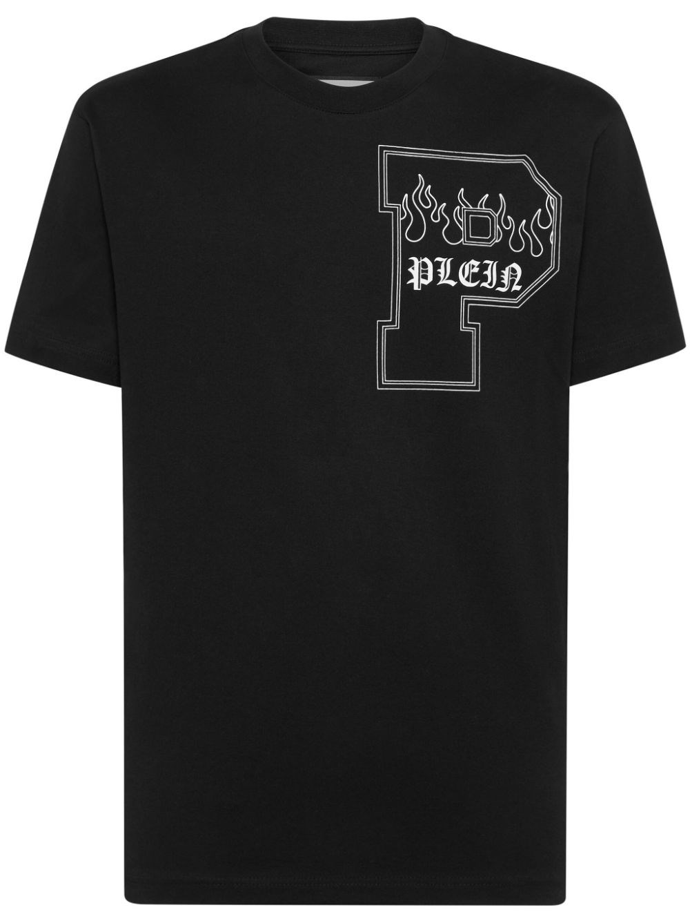 Shop Philipp Plein Printed T-shirt In Black  