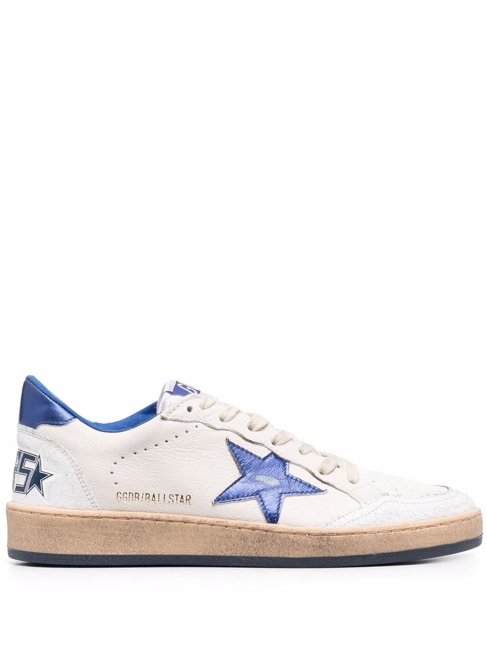 Shop Golden Goose 'ballstar' Sneakers In White