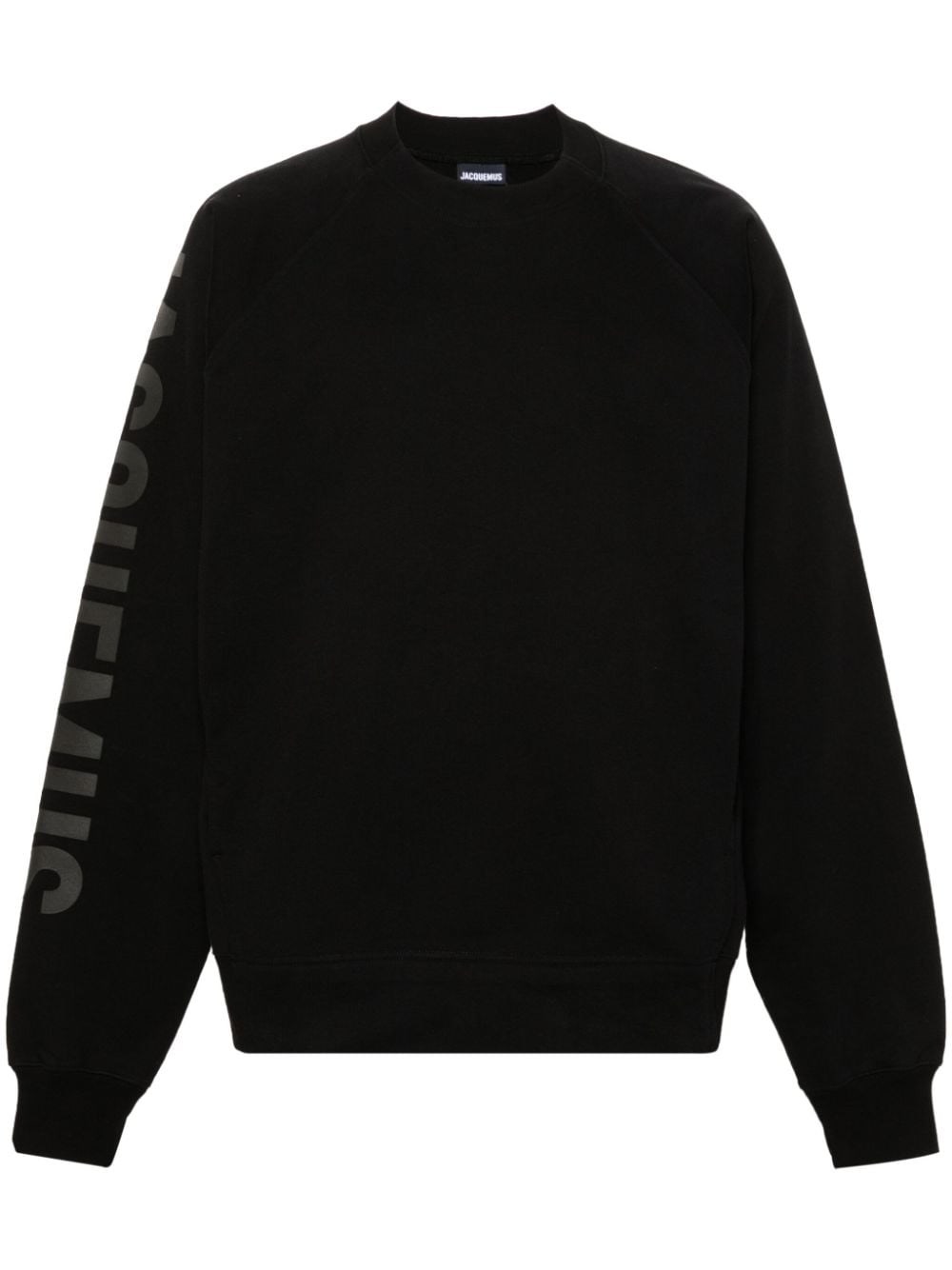 Shop Jacquemus Logo Sweatshirt In Black  