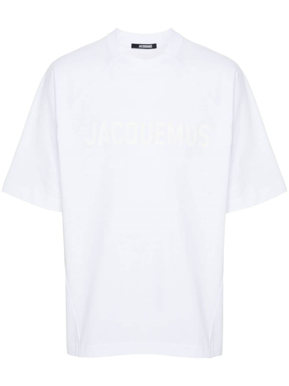 Shop Jacquemus T-shirt Logo In White