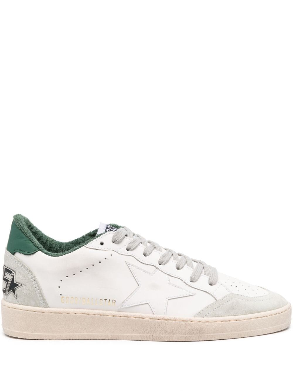 Shop Golden Goose 'ball Star' Sneakers In White