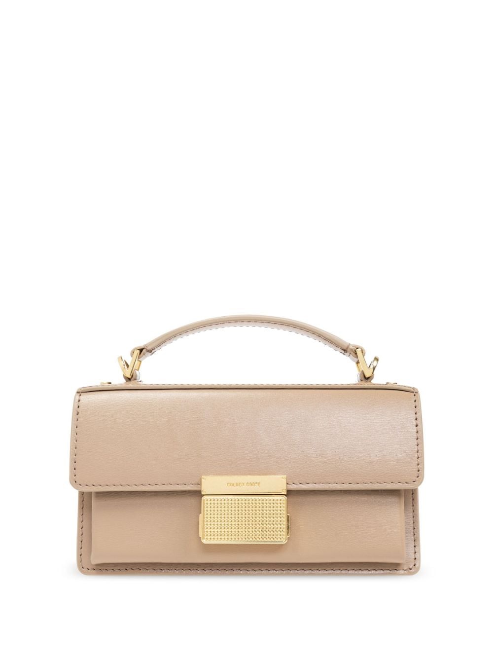 Shop Golden Goose Venezia Shoulder Bag Small In Neutrals