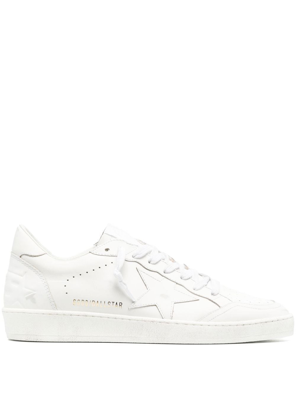 Shop Golden Goose 'ballstar' Sneakers In White