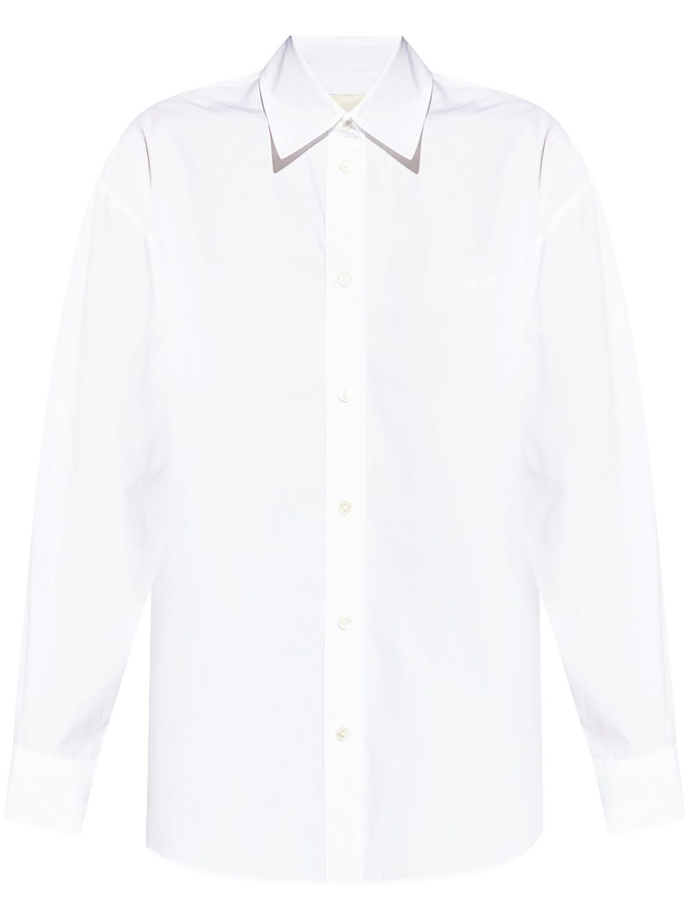 Shop Isabel Marant Cotton Poplin Shirt In White