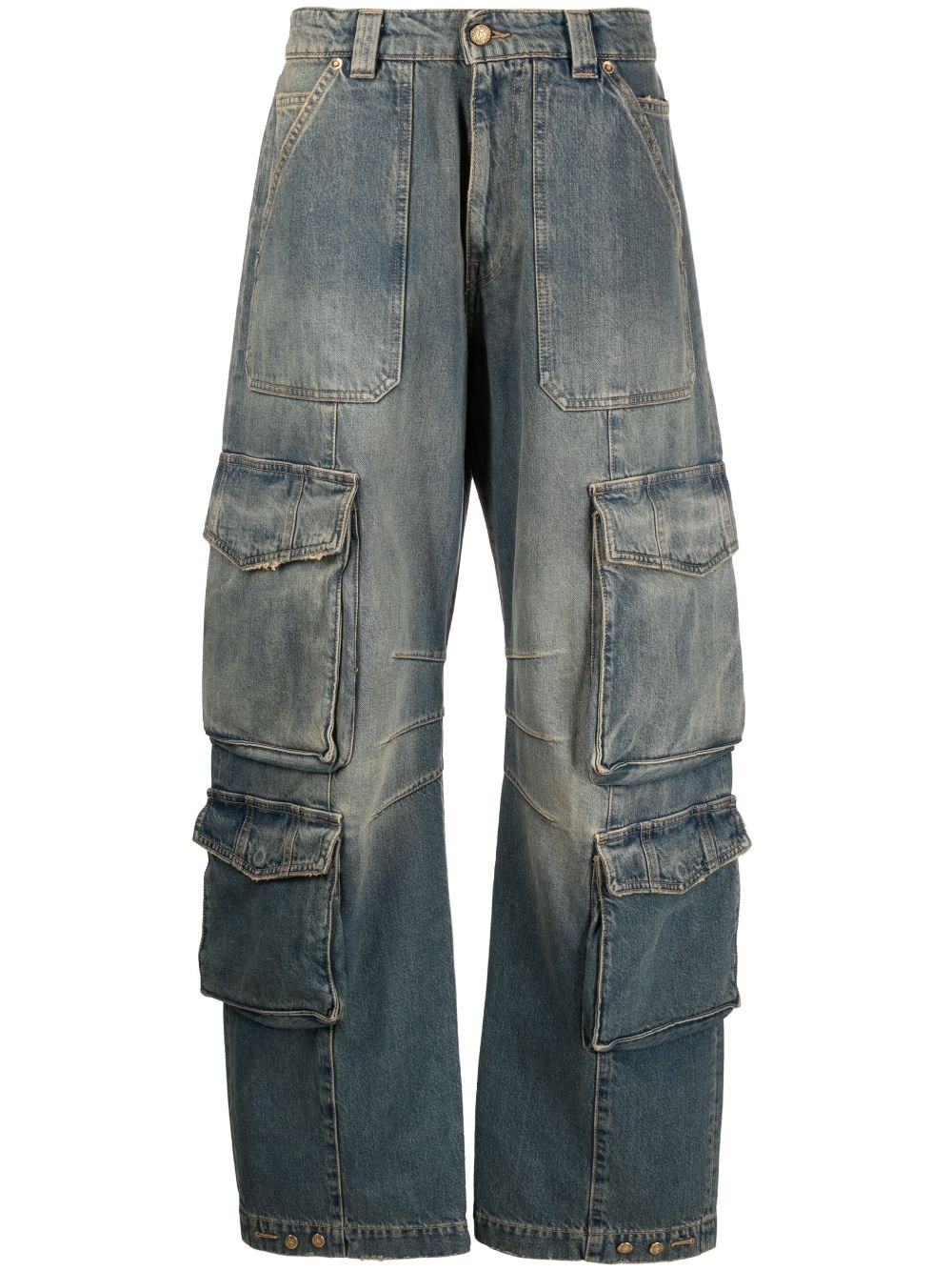 Shop Golden Goose Cargo Pants In Blue