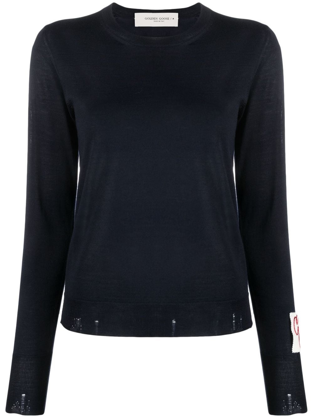 Shop Golden Goose Wool Sweater In Blue