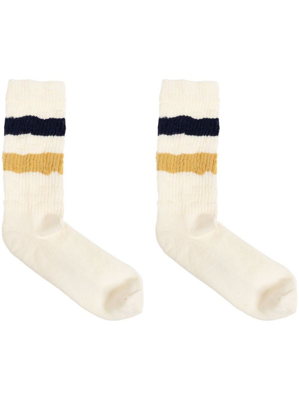 Shop Golden Goose Cotton Blend Socks In White