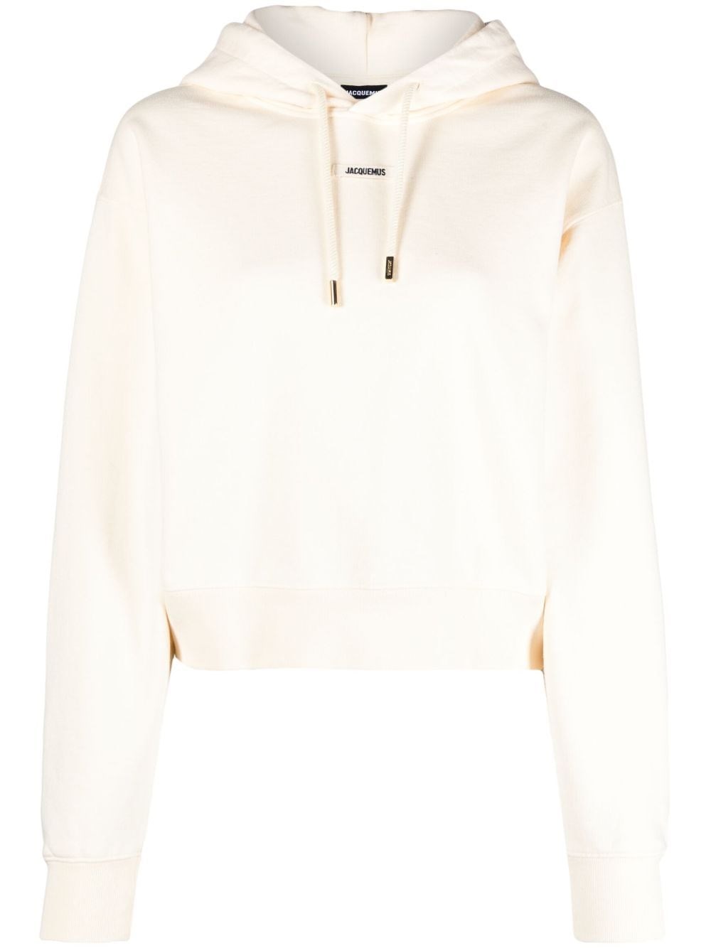 Shop Jacquemus Hoodie In Neutrals