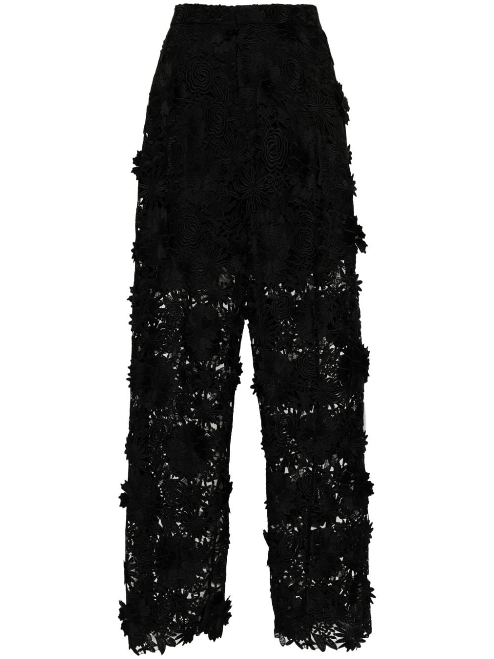 Shop Giuseppe Di Morabito Lace Pants In Black  