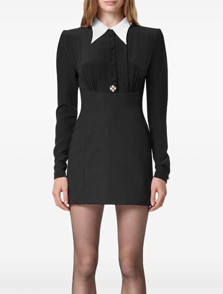 VERSACE - MINIDRESS with crepe top