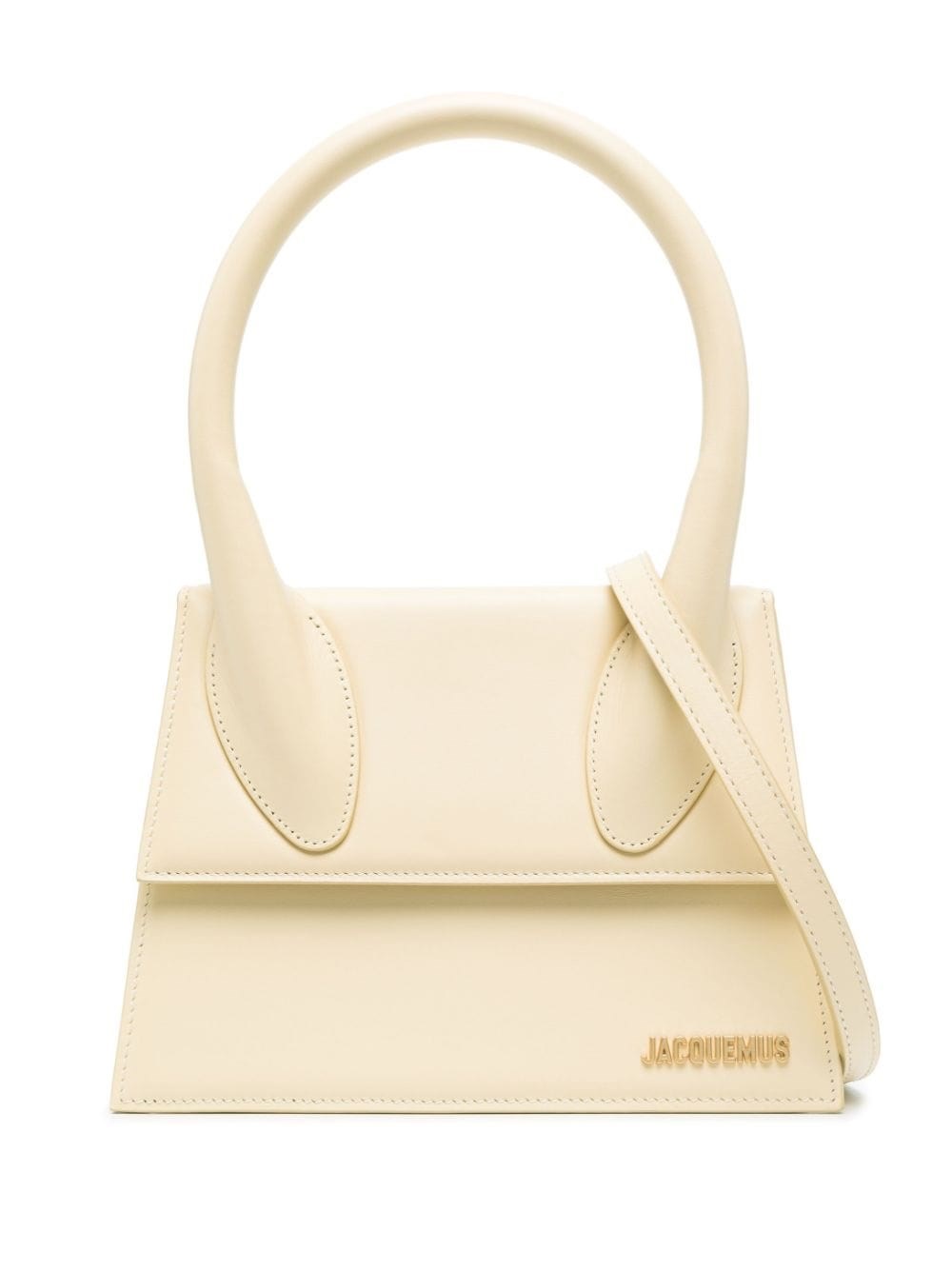 Shop Jacquemus "le Grand Chiquito" Bag In Neutrals