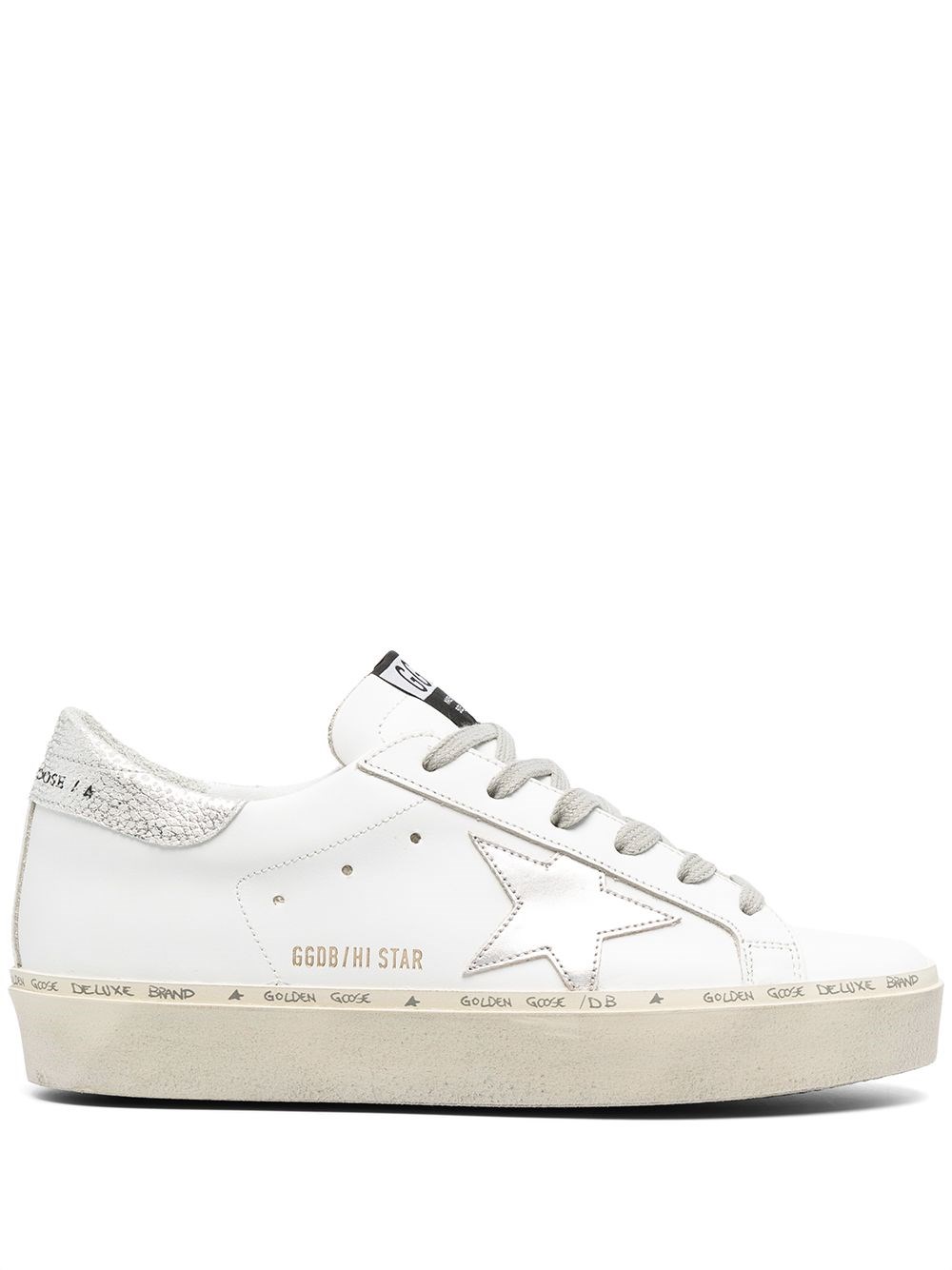 Shop Golden Goose Sneakers Hi Star In ホワイト