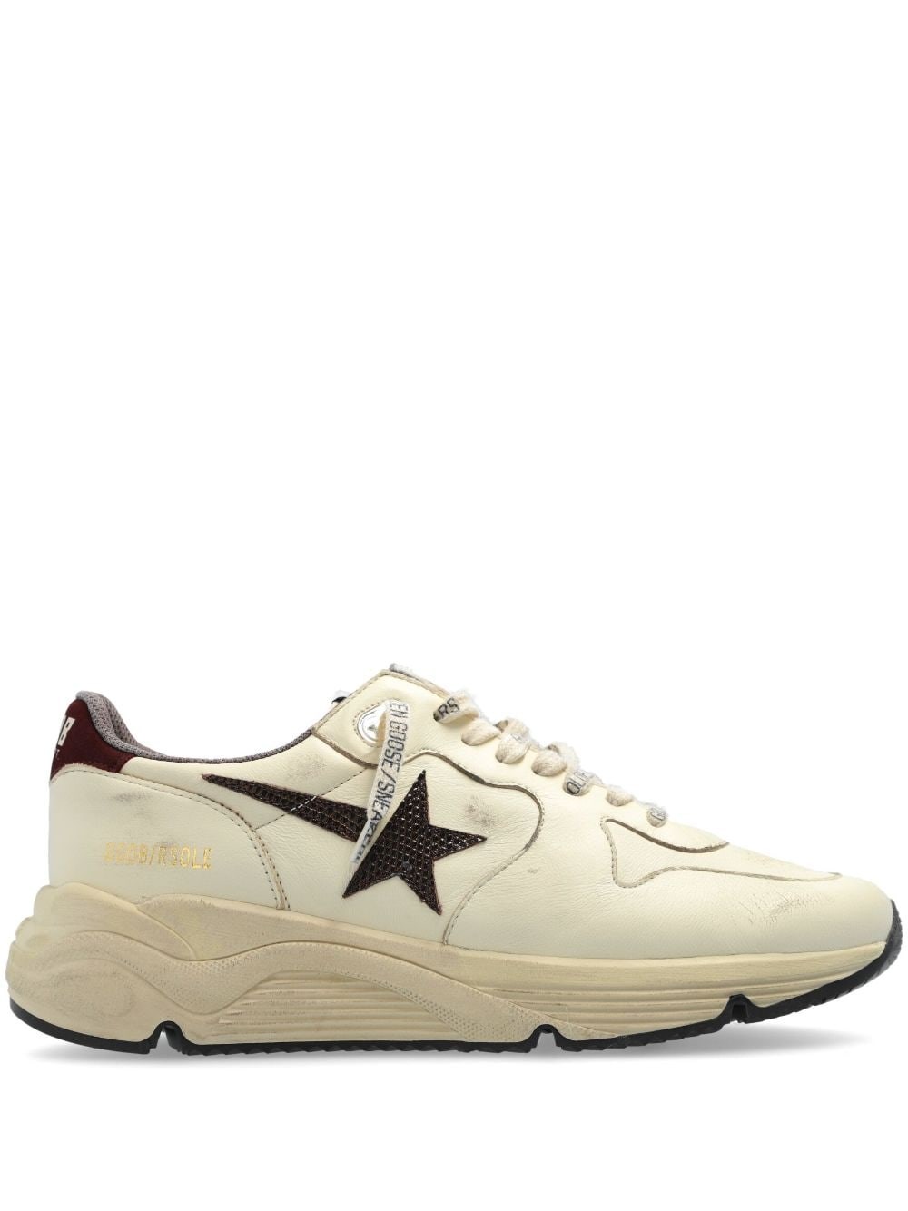 Shop Golden Goose Sneakers Running Sole In ホワイト