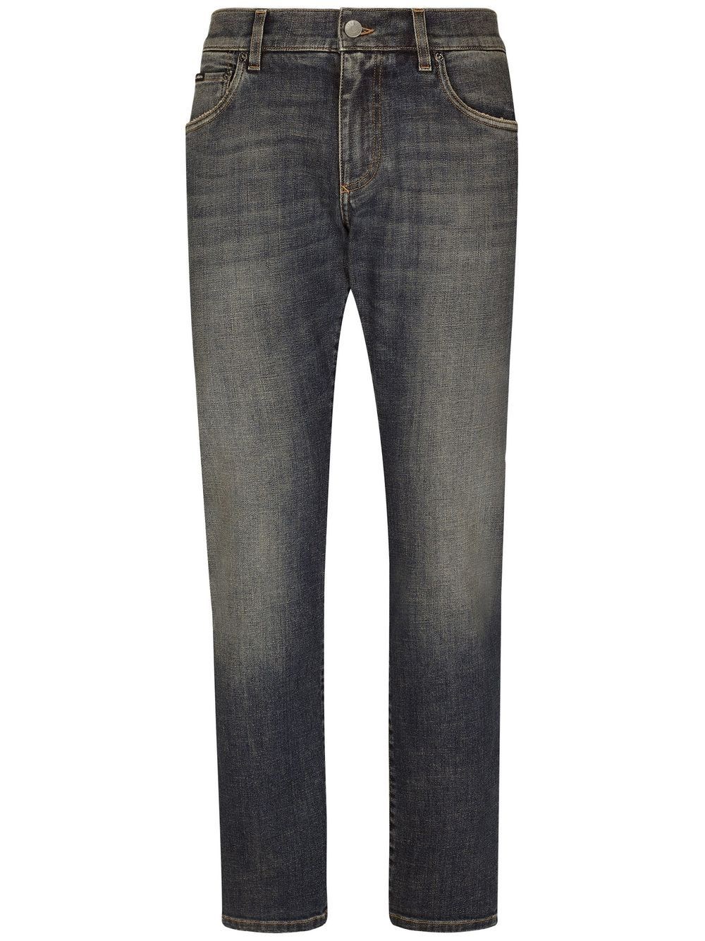 Shop Dolce & Gabbana Slim Jeans In Blue