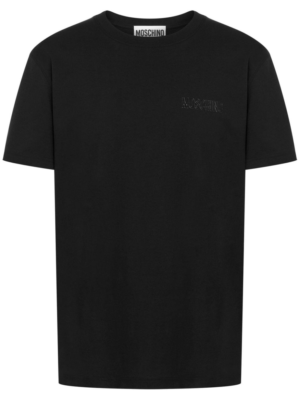 Shop Moschino T-shirt Logo In Black  