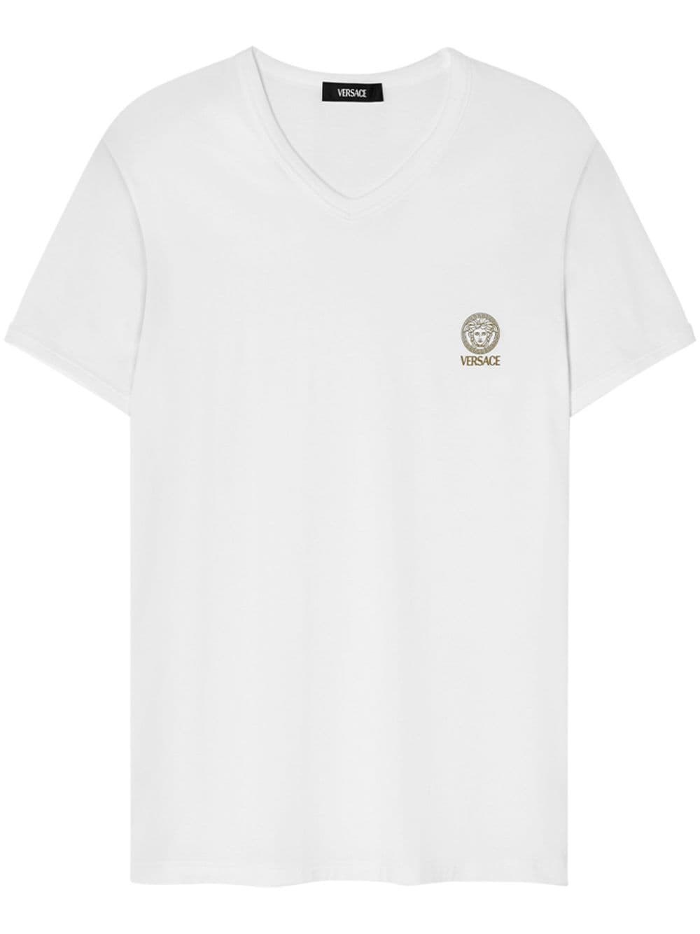 Shop Versace 'medusa' T-shirt In White