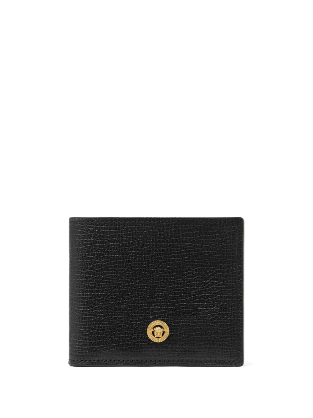 Shop Versace 'medusa' Wallet In Black  