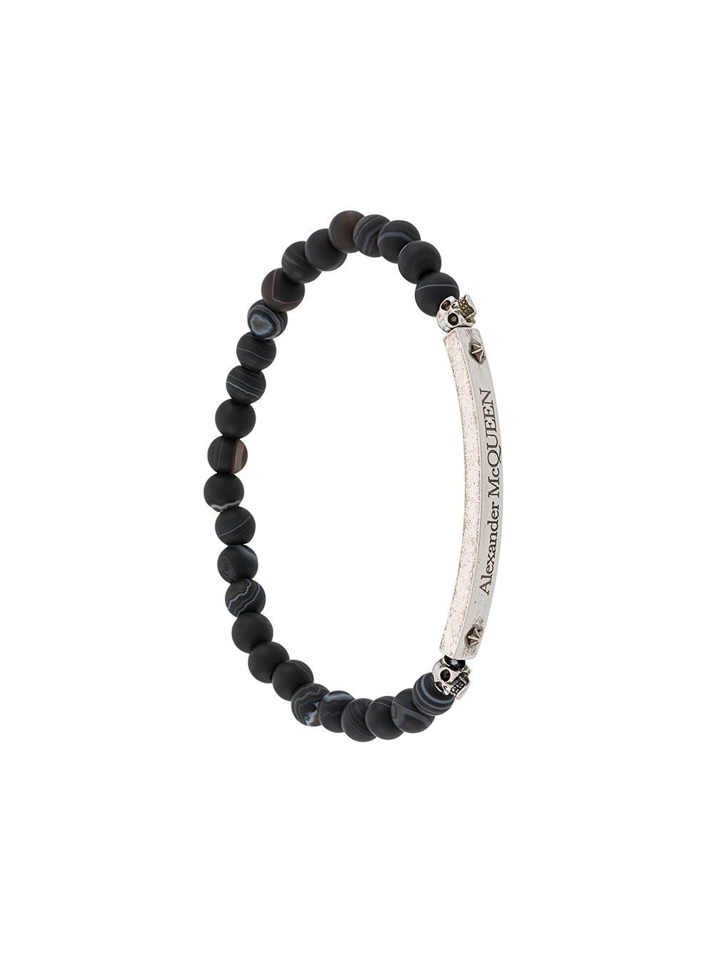 Shop Alexander Mcqueen Bracelet In Black  