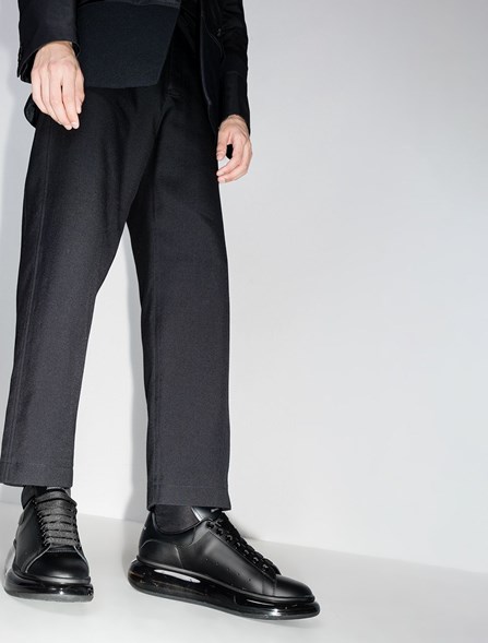 ワイドレッグパンツ | ダークボルドー | Alexander McQueen JP