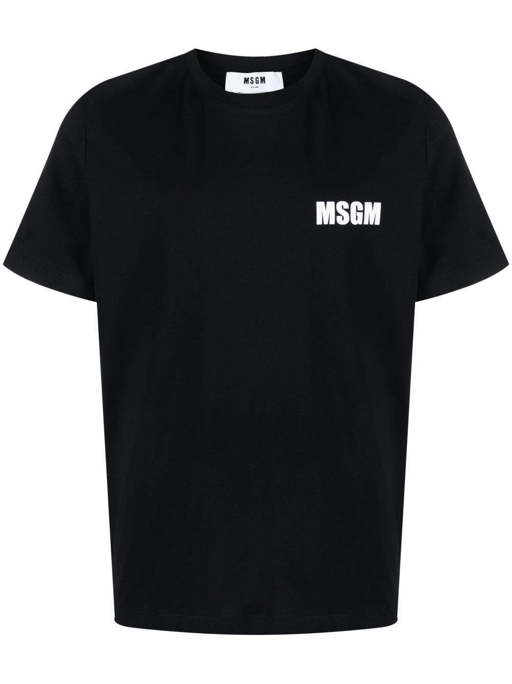 Shop Msgm T-shirt Logo In Black  