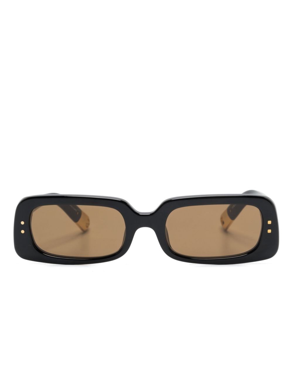 Shop Jacquemus Sunglasses In Black  