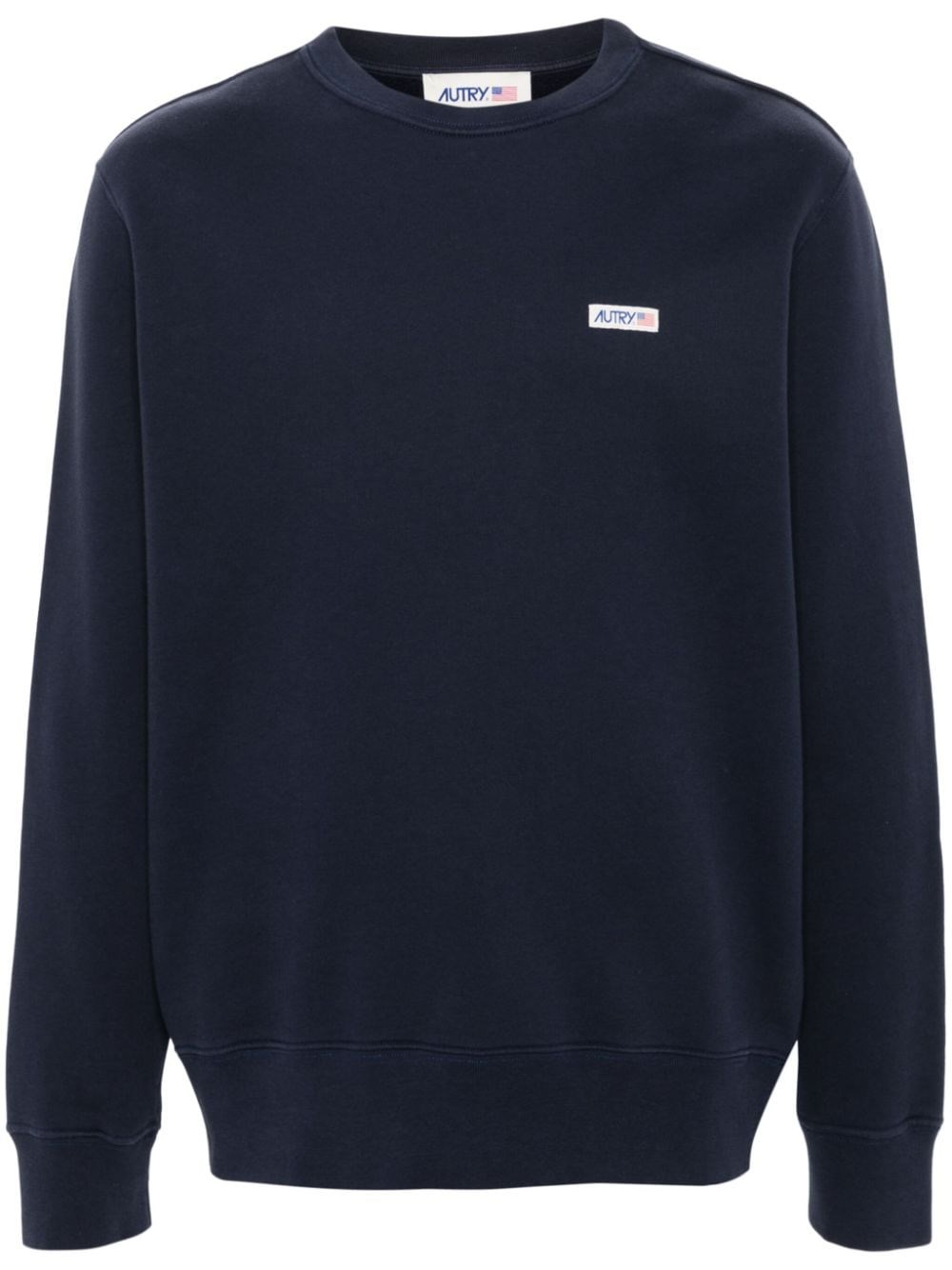 Shop Autry Logo Sweatshirt In Blue