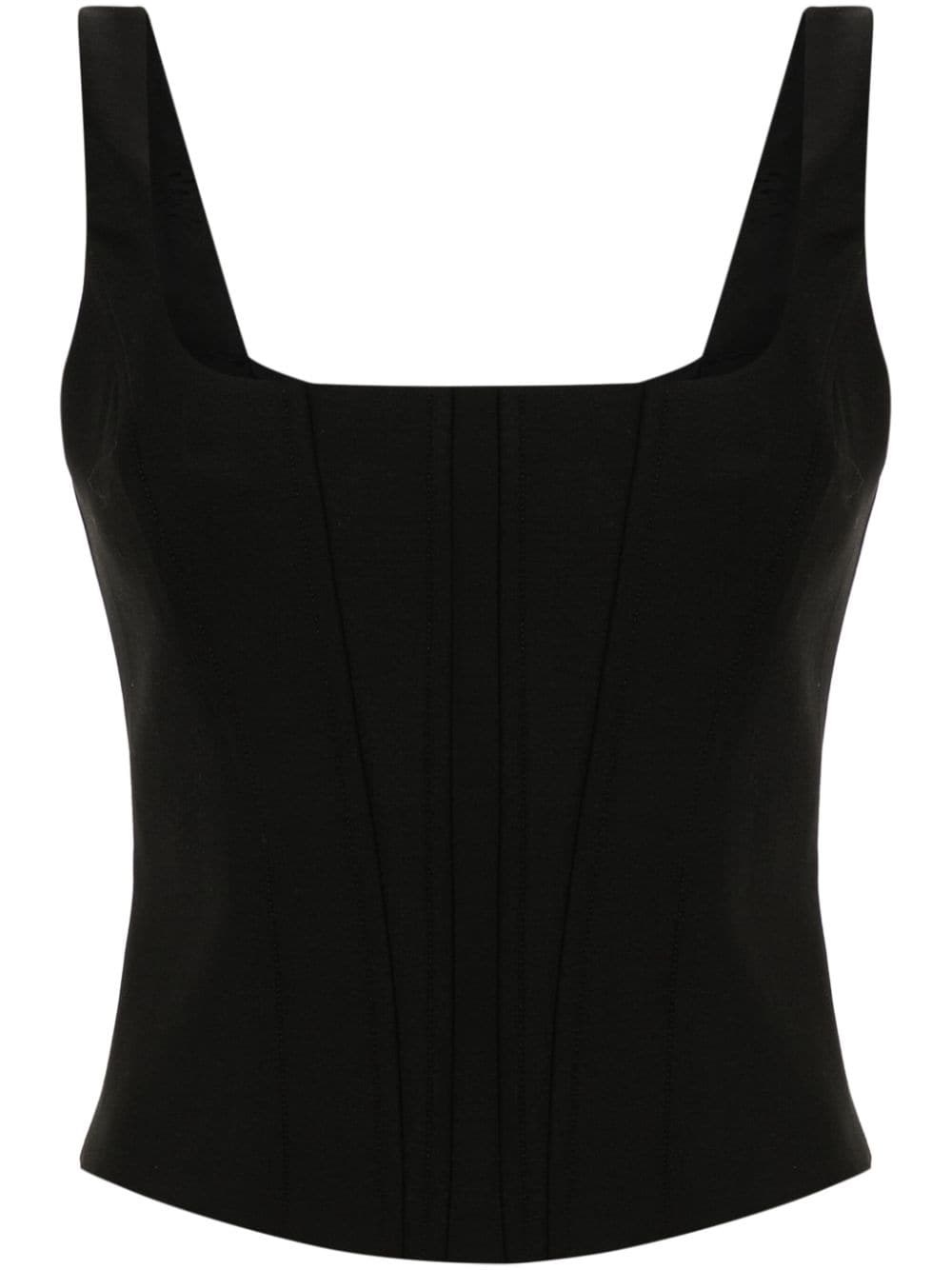 Shop Giuseppe Di Morabito Corset Top In Black  