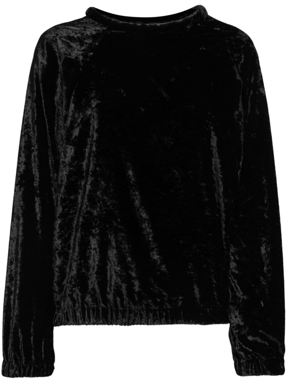 Shop Isabel Marant Velvet Top In Black  