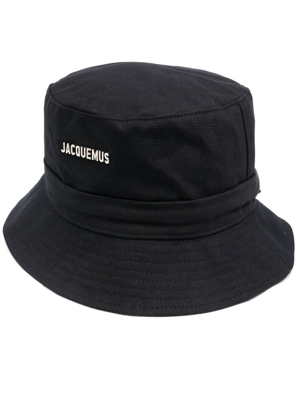 Shop Jacquemus Logo Hat In Black  