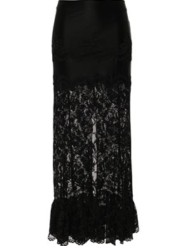 RABANNE Lace skirt | Dante5.com 25EJJU598PA0244M959
