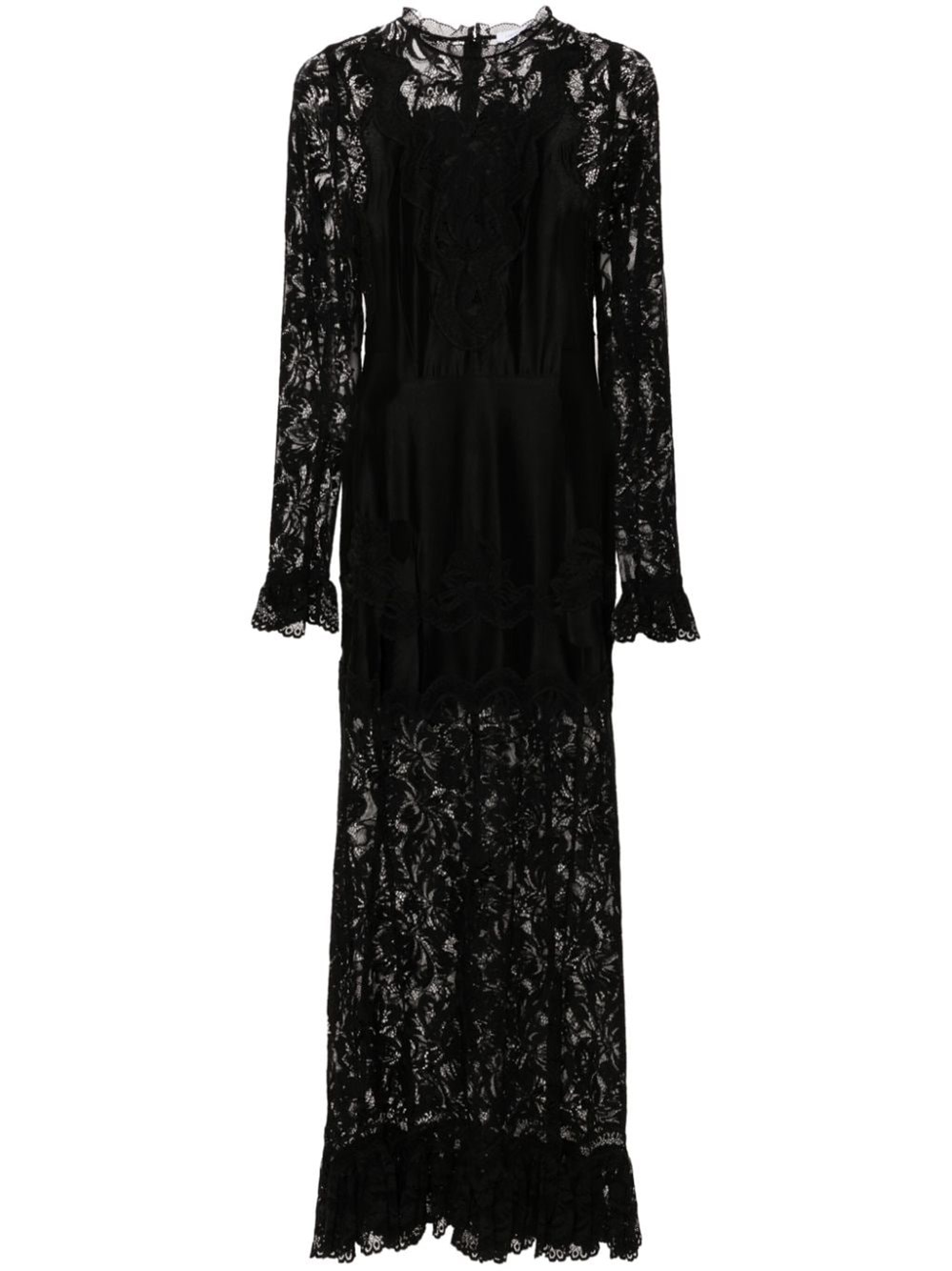 Shop Rabanne Lace Dress In Black  