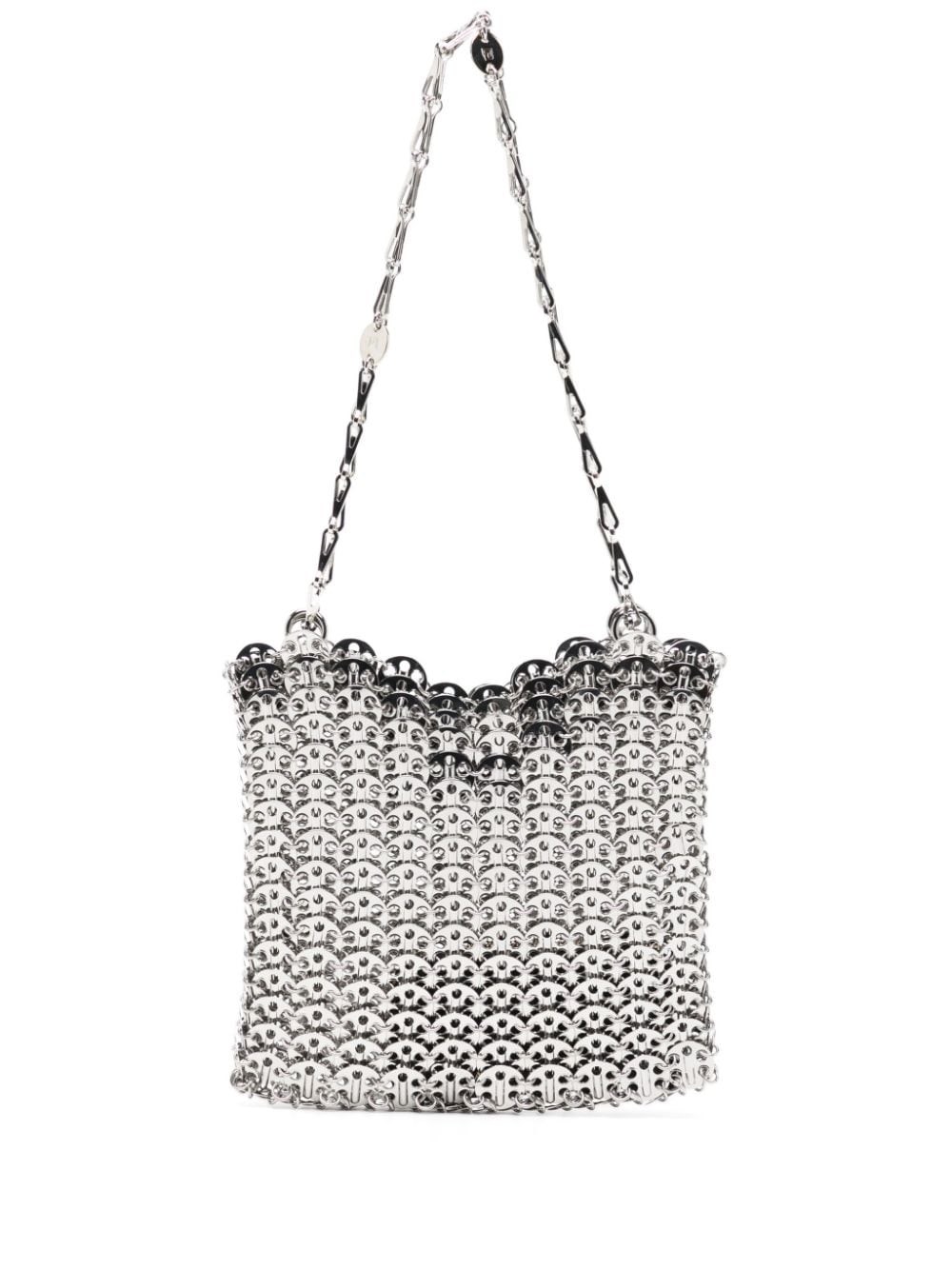 Shop Rabanne Shoulder Bag 1969 In Silver