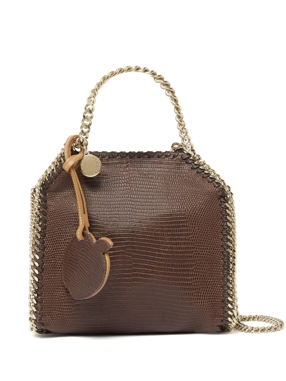 Stella Mccartney Falabella Mini Cross Body Bag In Brown