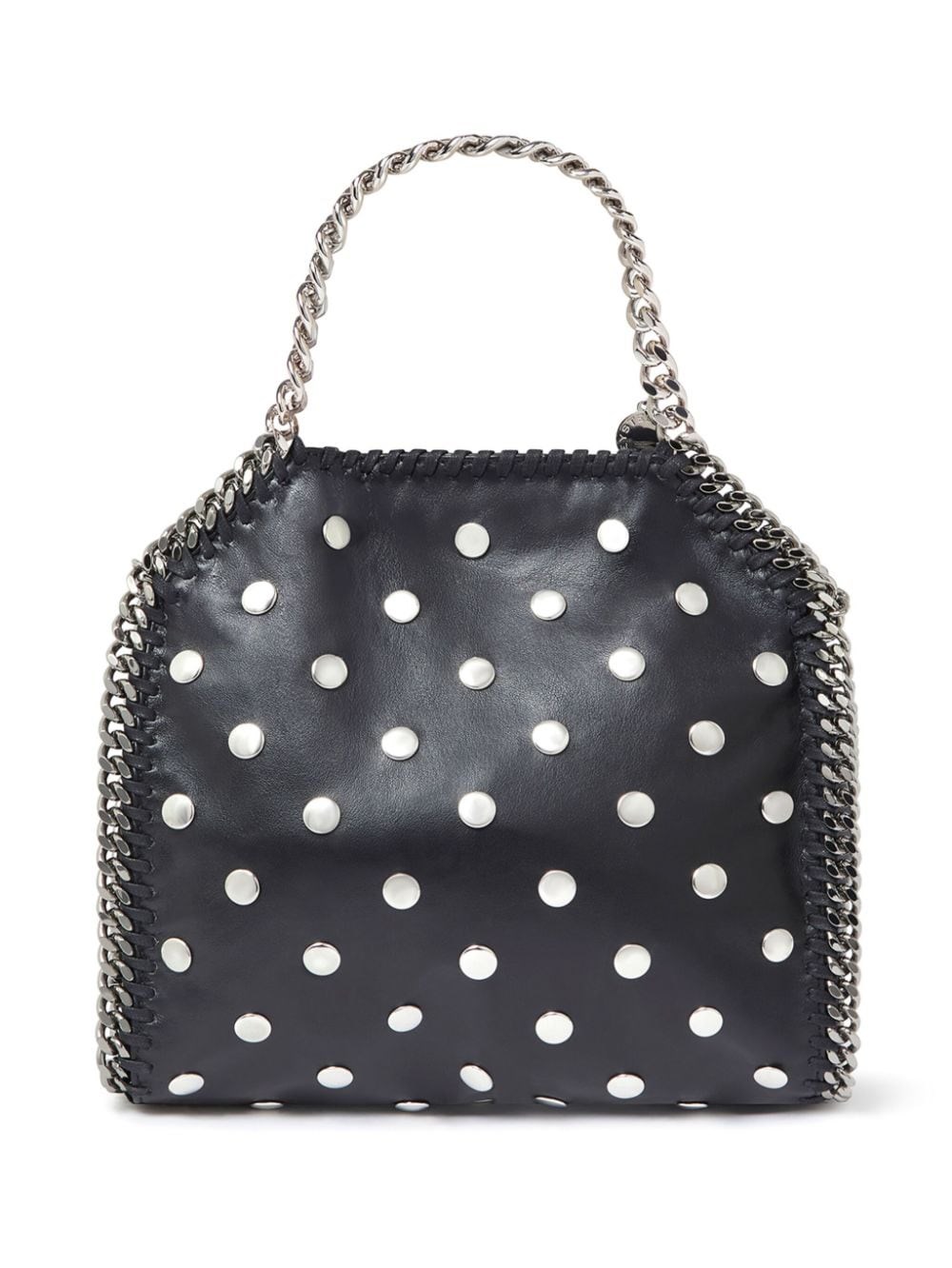 Shop Stella Mccartney Falabella Mini Tote Bag In Black  