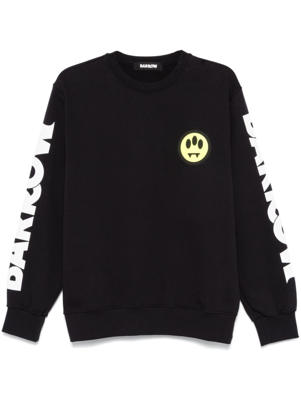 Shop Barrow Cotton Sweatshirt In Black  