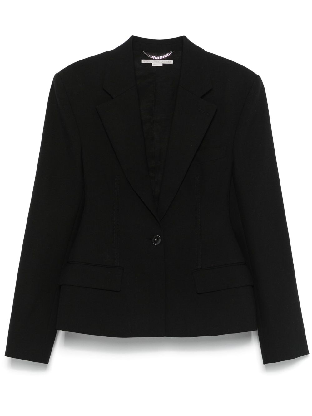 Shop Stella Mccartney Flared Jacket In Black  