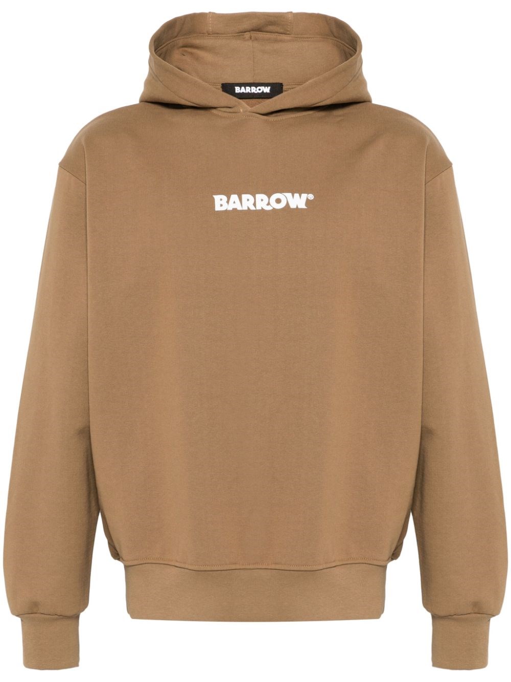 Shop Barrow Printed Sweatshirt In Brown