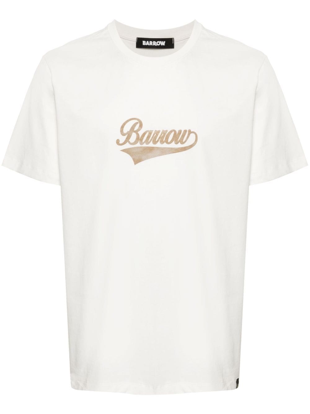 Shop Barrow Cotton T-shirt In White