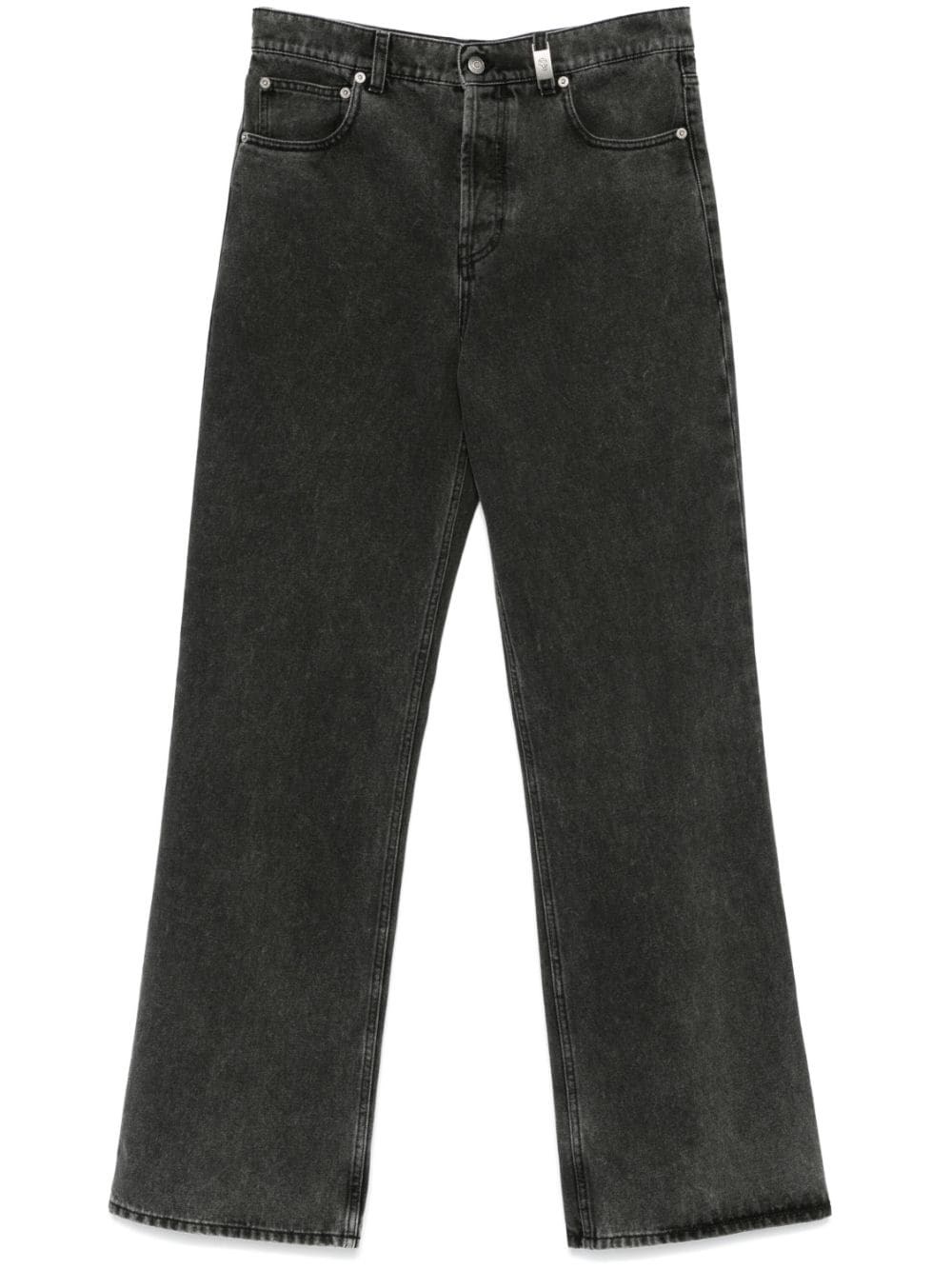 Shop Alexander Mcqueen Jeans Straight-leg In Black  