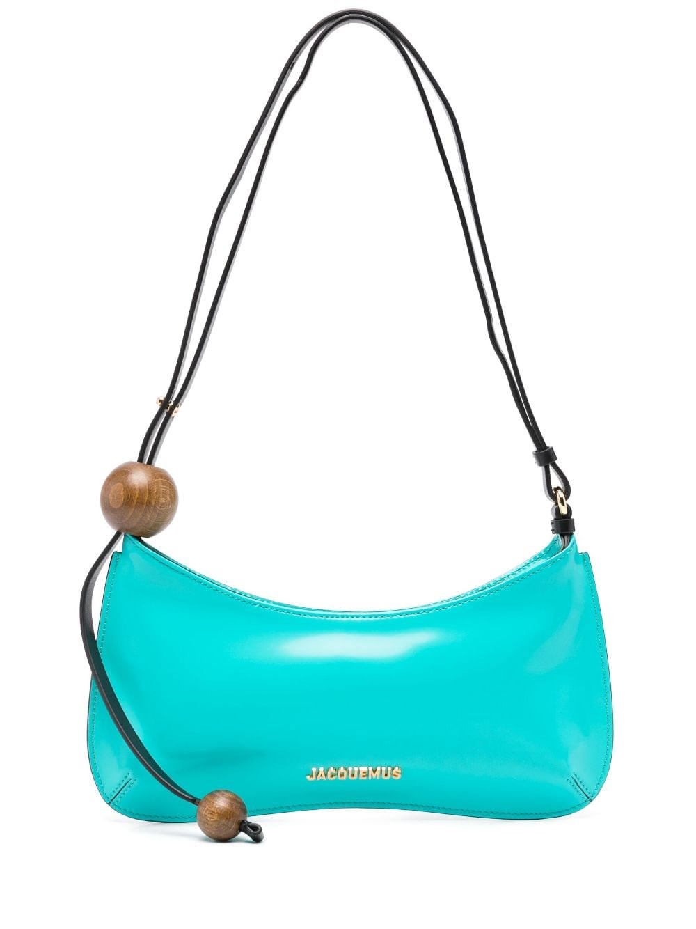 Shop Jacquemus Le Bisou Perle Bag In Blue