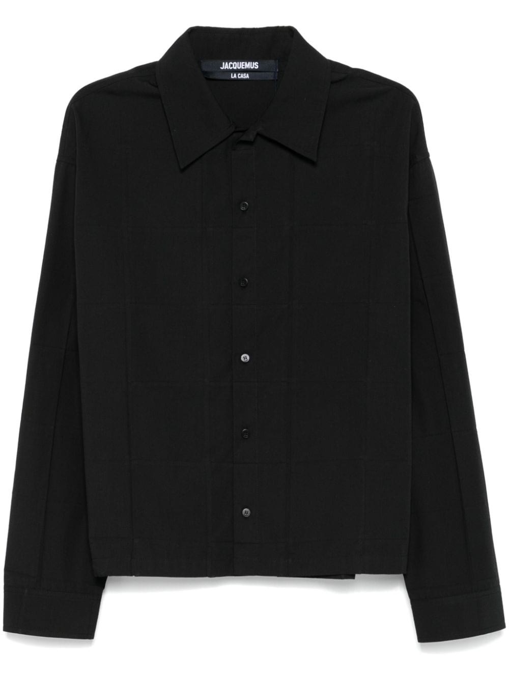 Shop Jacquemus 'le Chemise' Shirt In Black  