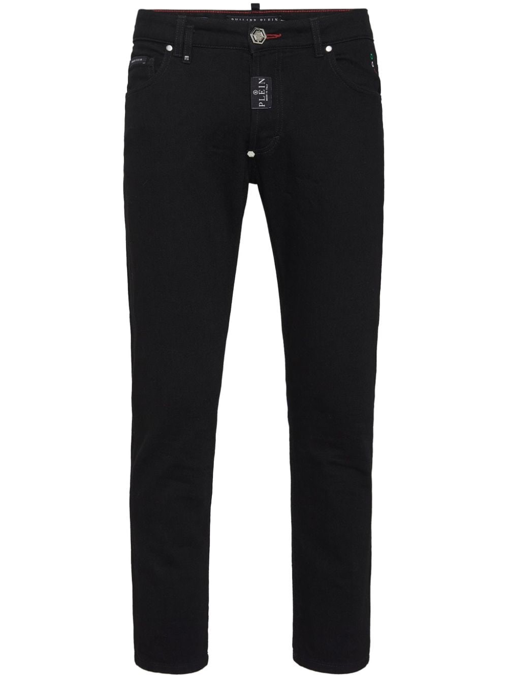 Shop Philipp Plein Jeans Skinny In Black  