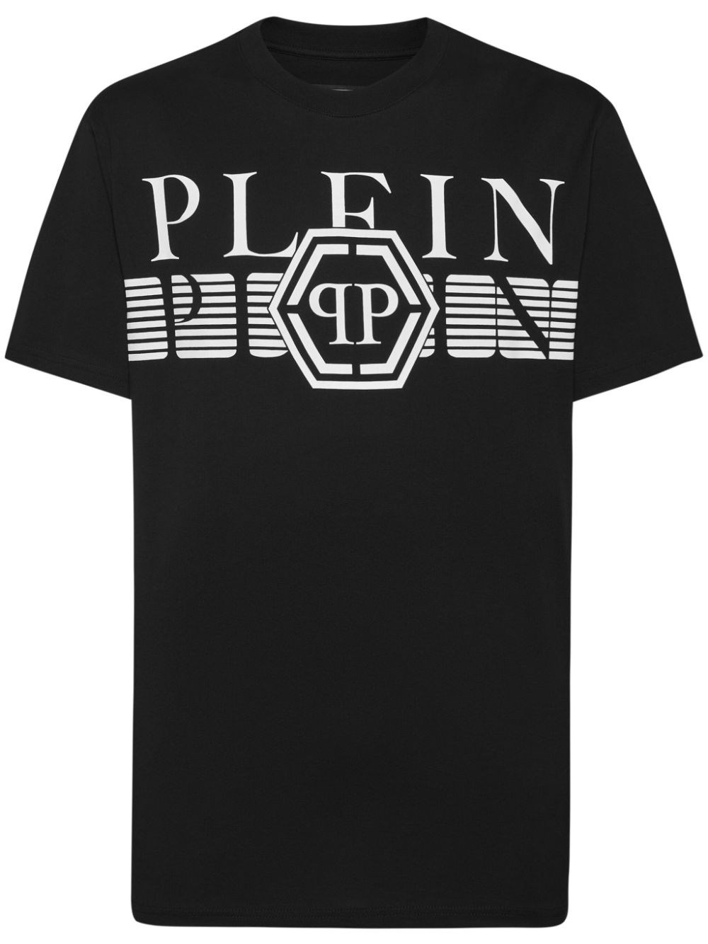 Shop Philipp Plein Printed T-shirt In Black  