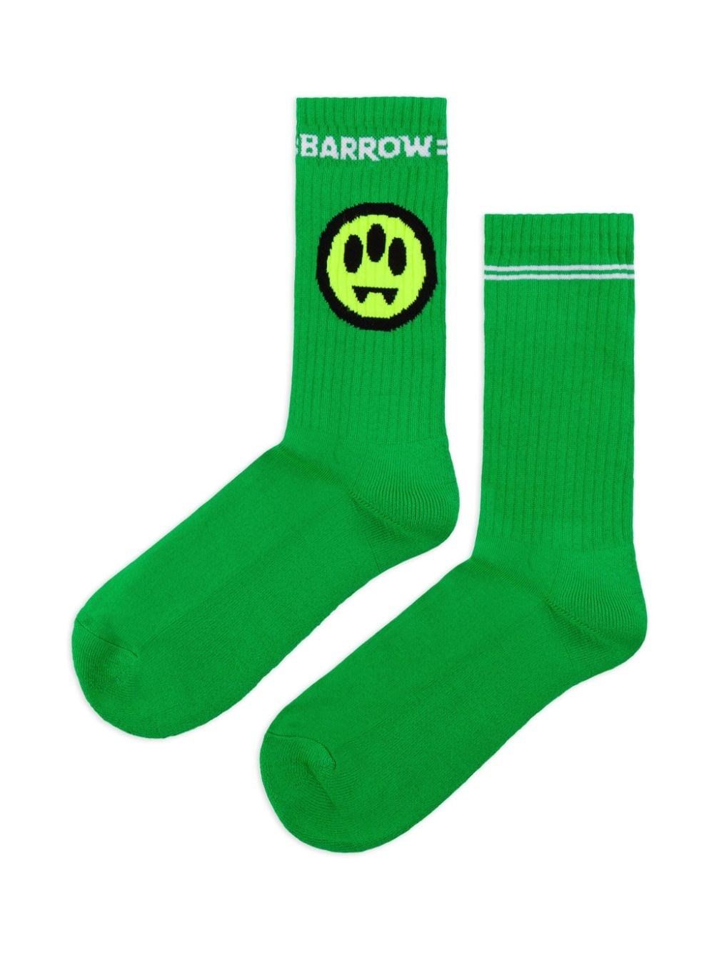 Shop Barrow Logo Socks In Green