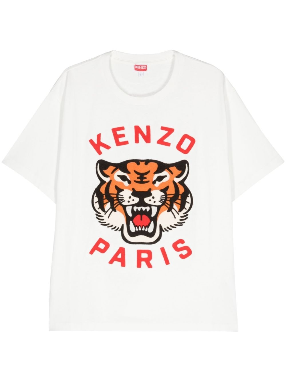 Shop Kenzo T-shirt Logo In White