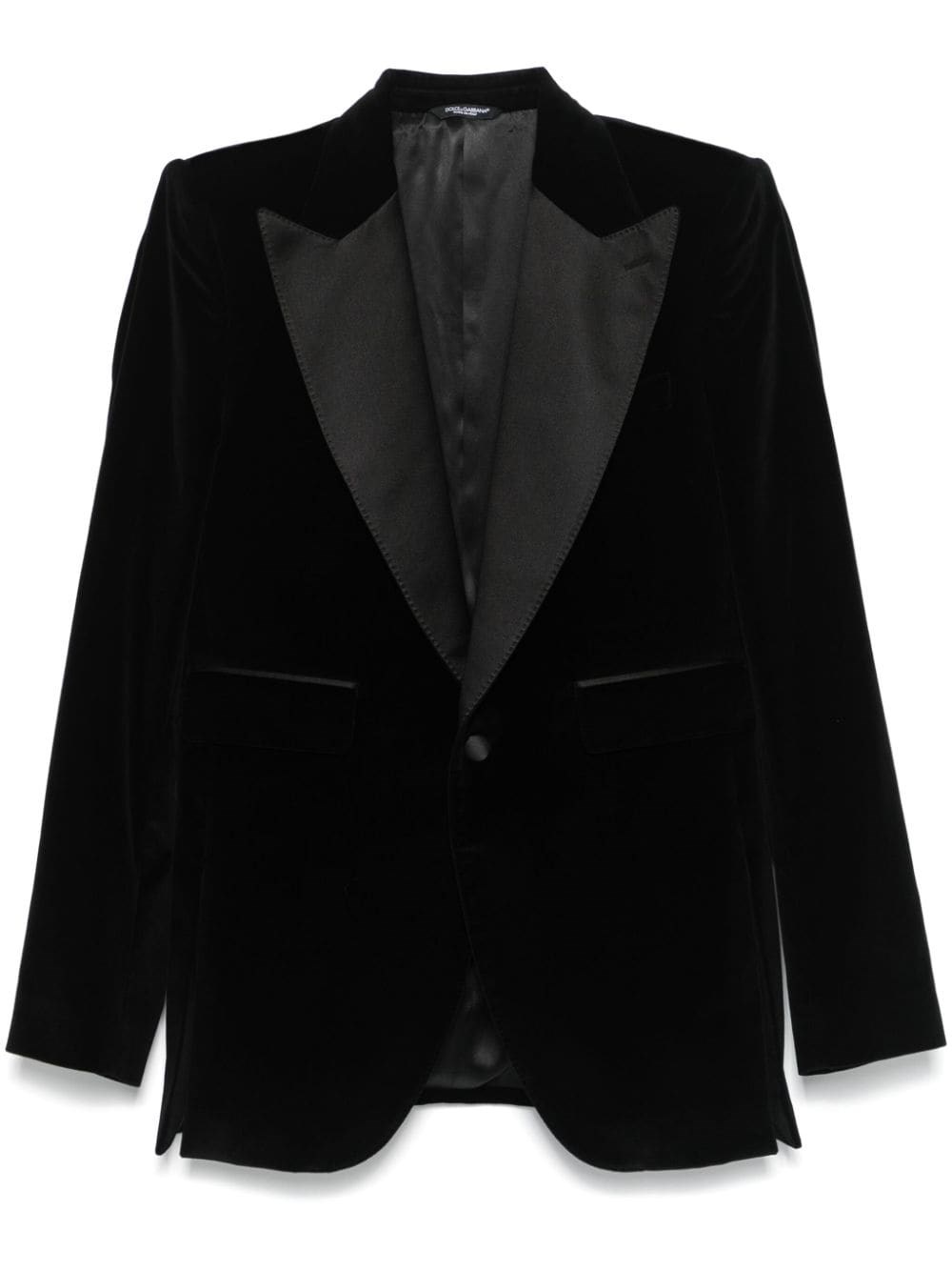 Shop Dolce & Gabbana Blazer In Black  