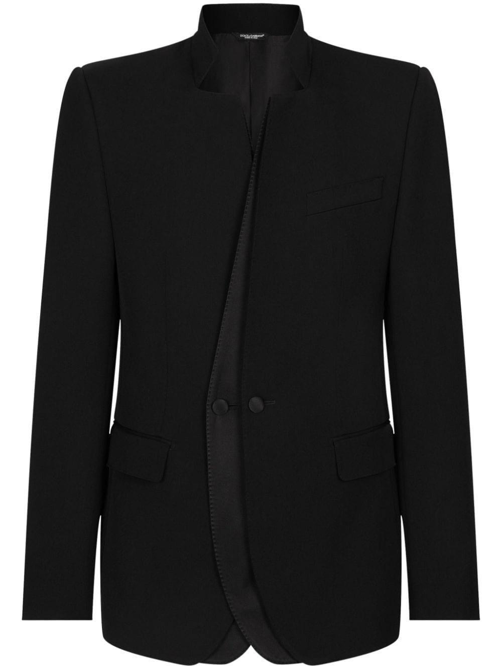 Shop Dolce & Gabbana Single-breasted Jacket In Black  