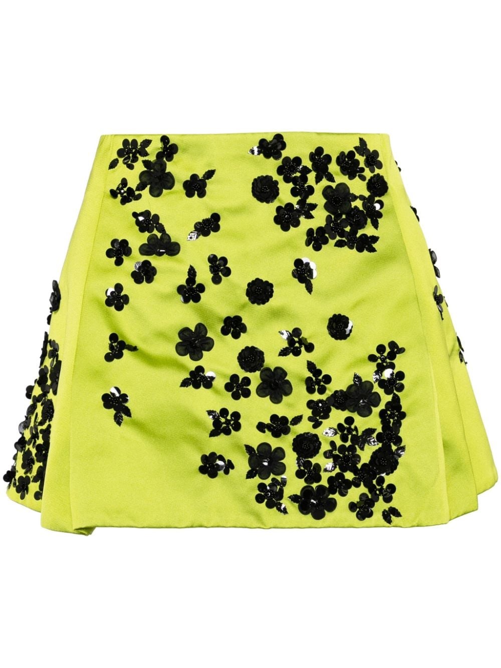 Shop Des Phemmes Sequin Skirt In Yellow