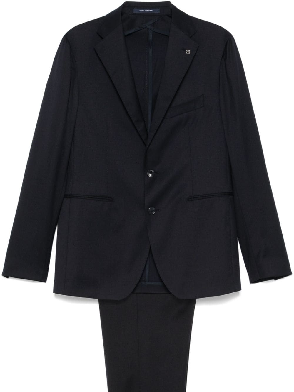 Tagliatore Single-breasted Dress In Blue