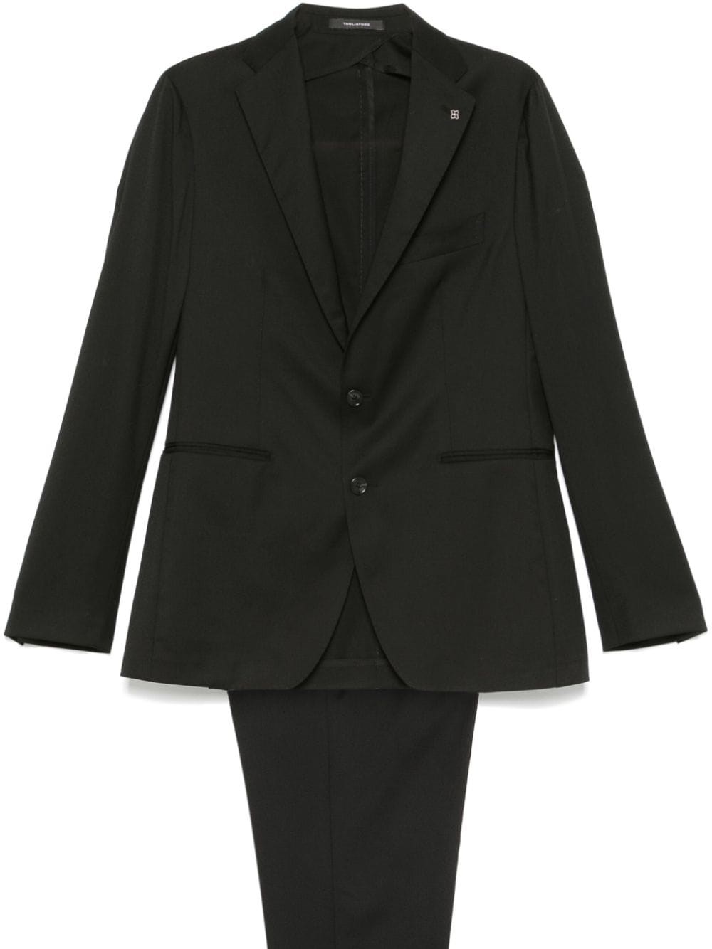 Tagliatore Single-breasted Dress In Black  